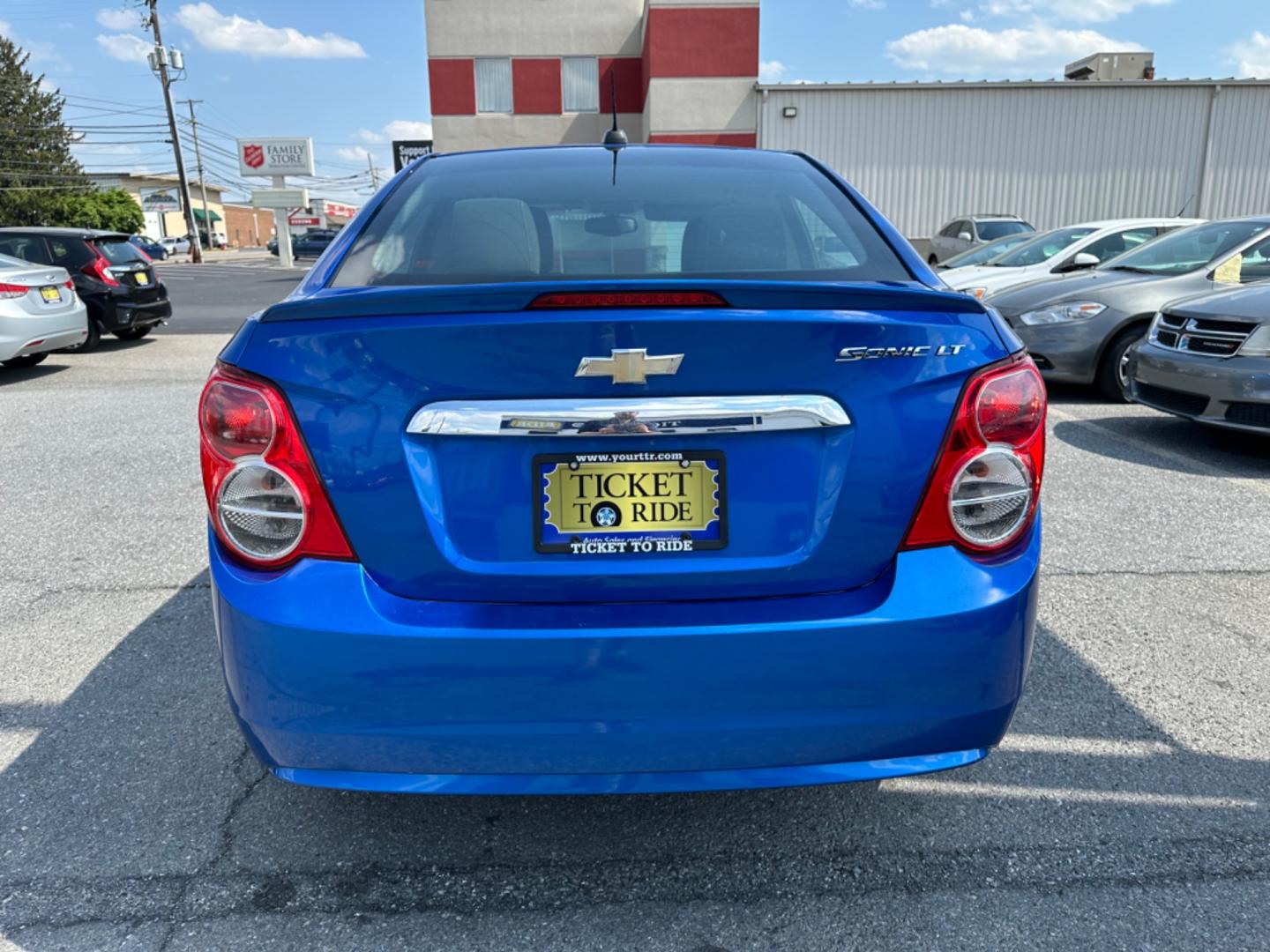 2016 BLUE Chevrolet Sonic LT Auto Sedan (1G1JC5SG6G4) with an 1.8L L4 DOHC 24V engine, 6A transmission, located at 1254 Manheim Pike, Lancaster, PA, 17601, (717) 393-9133, 40.062870, -76.323273 - Photo#5